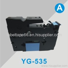 Lower price with high quality ribbon cartridge compatible brother TZ-535 laminated ribbon cartridge