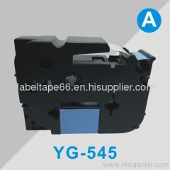 Lower price with high quality ribbon cartridge compatible brother TZ-545 laminated ribbon cartridge