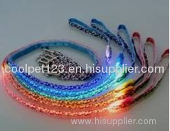 led dog leashes harness