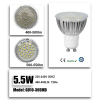 GU10 LED SPOT LIGHTS 5.5W 30SMD DAY WHITE