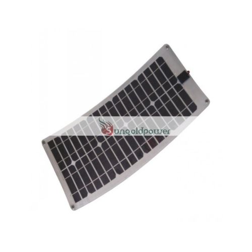 20W Mono-crystalline Semi Flexible Solar Panel Module