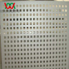 square holes perforated metal