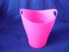 pink plastic mini ice buckets