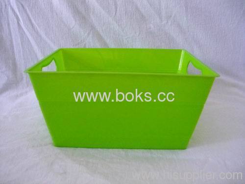 green square plastic ice buckets with handle