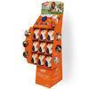 Supermarket POP Cardboard Stand Display With Silk Screen Printing