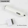 Dual usb cable 5v 1a car charger suit for iphone tablet samsung