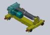 16 Ton Dual Rail Wire Rope Hoist Trolley , Steel Industry