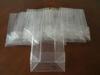 Clear Plastic Square / Block Bottom Cello Bags For Chocolate , Clothing