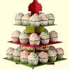 Wedding Tiered Cupcake Display Stand With Exhibition Stand Design