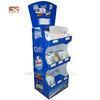 Printed 3 Floor Tiered Cardboard Floor Display For Promotion