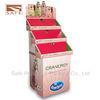 Paperboard Trapezoid Cardboard Floor Display POP Display Stand