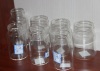 Senior transparent glass bottles
