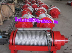 self recovery hydraulic winch