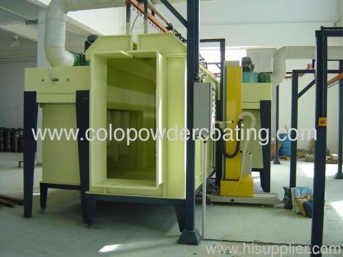 electrostatic powder coating booth