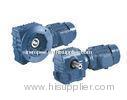 Helical Worm Gear Speed Reducer With Motor , 0.18kw 22kw E Series