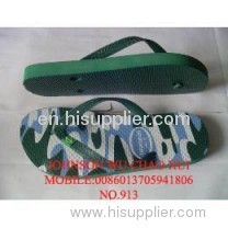 2013 China fuzhou latest flip flop white dove pvc slipper 6