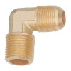 Brass pipe fitting, 90 Degree Elbows, Union - Flare to NPTFE,