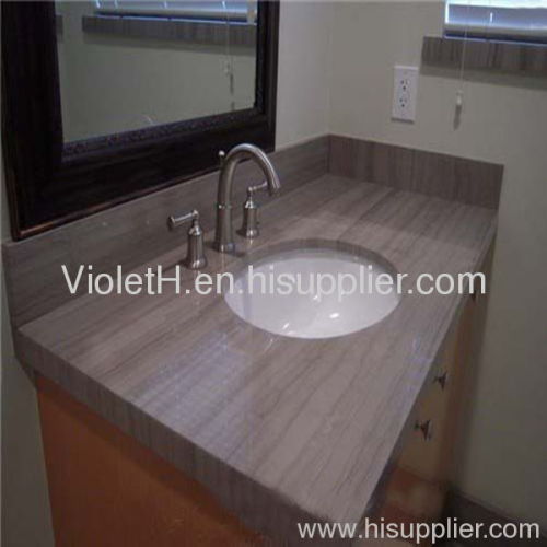 Excellent grey bathroom marble vanity tops