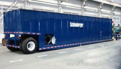 Mobile frac tank, Liquid storage tank trailer, environmental tank Container for liquid transportation
