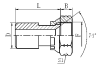 2WJ BUTT-WELD TUBE / JIC FEMALE 74° SEAT HYDRAULEC ADAPTERS PIPE FITTINGS COUPLING CONNECTER