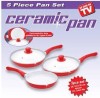 Ceramic pan non-stick caramic pan set as seen on tv