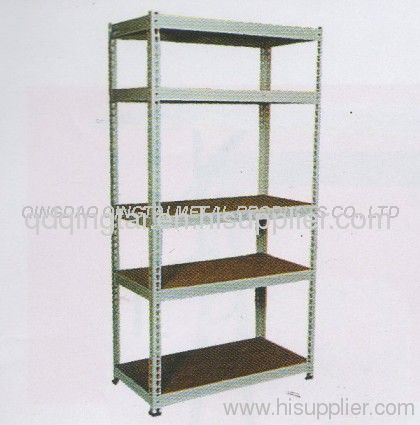 Steel shelf with 5 MDF plates