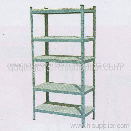 Steel shelf with 5 MDF plates