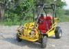 Yellow Motorized EEC Go Kart Electric Start For Kids , Hydraulic Brake
