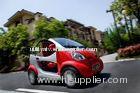 Red Mini CVT Electric Car Shaft Drive For Farm , Wheel Base 1800mm