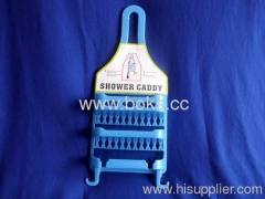 plastic hanging shower caddy