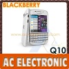 Black berry-Q10-White mobile phone