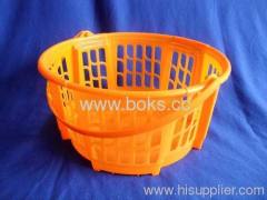 round plastic fruit basket with handle