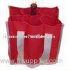 Red Spunbonded Non Woven Wine Bag For Adevertising , Long Life