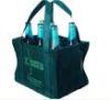 Green Spunbonded PP Non Woven Wine Bag For Promotional