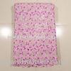 Double Tunji Cloth Wedding Dress Lace Fabric , Pink