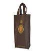 Soft Brown Spunbonded Non Woven Wine Bag With Printed Logo