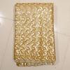 Gold Bridal Lace Fabrics For Ladies Garment , 130 - 135cm Width