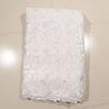 White Garment Sequined Lace Fabric , Double Tunji