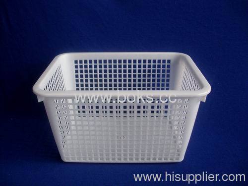 white durable plastic fruit baskets