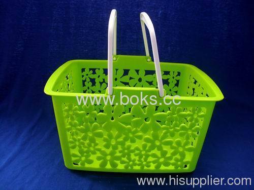 mini plastic baskets handle