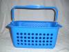 blue custom plastic handle baskets