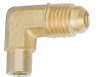 Brass pipe fitting, 90 Degree Solder Elbows, Half Union - Flare to Solder,