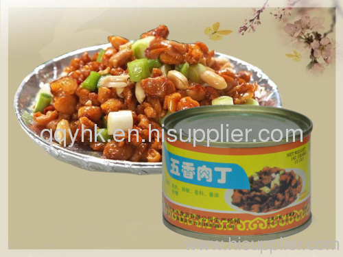 Spiced pork cubes(canned food)