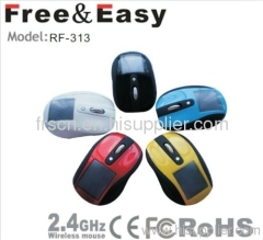 rechargeable solar battery 2.4g wireless solar mouse