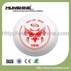 White & Red Eagle pattern golf disc