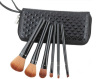 6PCS Makeup Brush set with Zipper Cosmetic Pouch