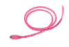 Visible Flowing Cable with Micro USB to Smart Phone