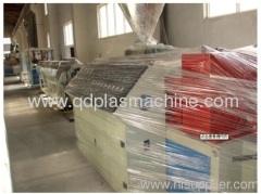 PE PP PVC pipe material plastic exrusion equipment