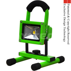 Green color 10W LED Work Light Portable Rechargeable