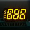 Customized 3-Digit Super bright amber 7-Segment LED Display for cooling application